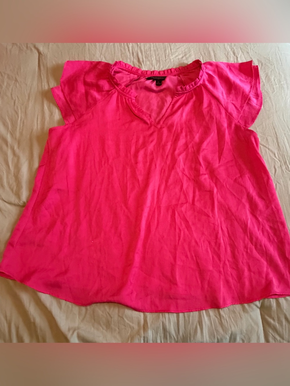 Banana Republic Ruffled Sleeve Top